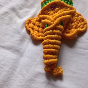 Macrame Small Size Ganesh Wall Hanging