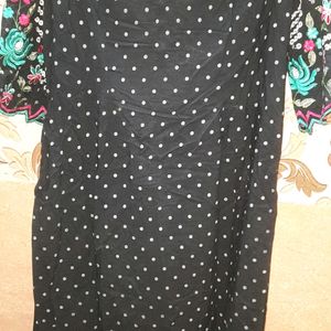 Black Print Kurti