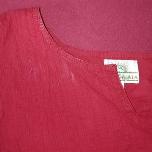 Formal Maroon Kurta