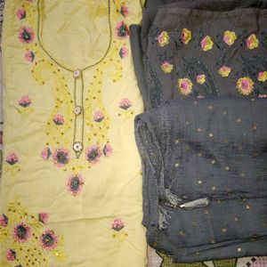 Kurti Plazzo With Dupatta