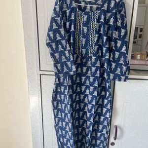 Navy Blue Kurti Pant