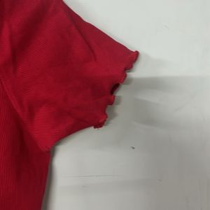 Cute Red Tshirt For Women