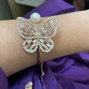 Butterfly AD Stones Bracelet