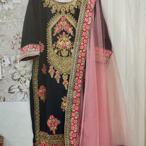 New Embroidered Sharara Set