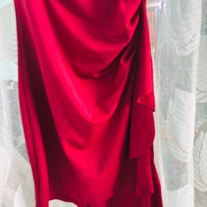 Red Welwet Beautiful Dress