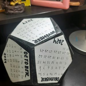 Handcrafted Dodecahedron Calender