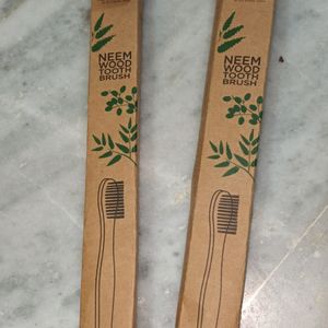 1 Neem Wood Toothbrush