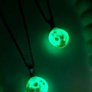 Moon Glow In The Dark Necklace