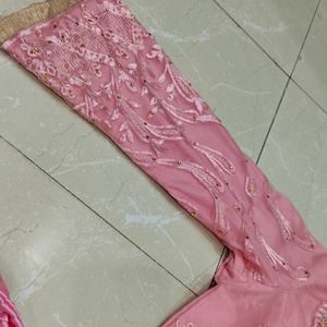 Beautiful Baby Pink Sharara Suit