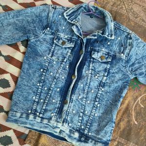 Denim Pearl Jacket ✨💙