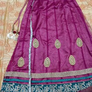 Net Satin Lehenga Choli