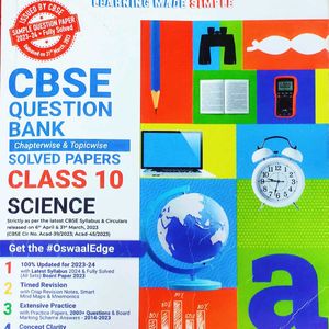 Oswaal Books Question Bank Science Class 10 CBSE