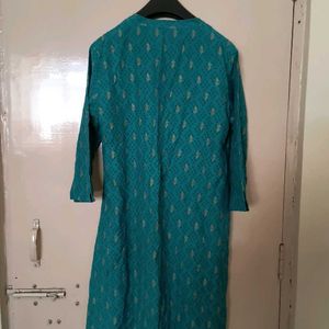 Avaasa Sea Green Kurti