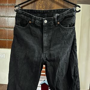 Charcoal Color Mom Jeans Best Quality