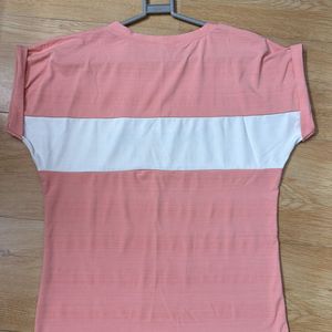 Peach Color Woman T-shirt