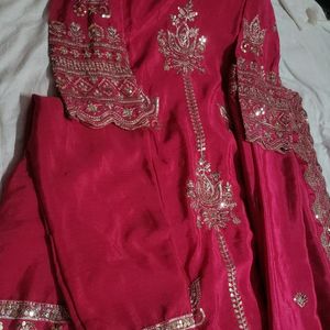 Heavy Sequence Embroidery Suit