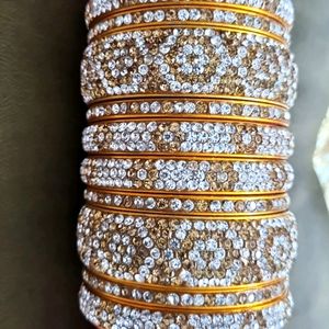 Golden Stone Bangles