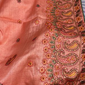 Embroidered Sober Saree