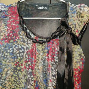 Bebe Shimmery Top