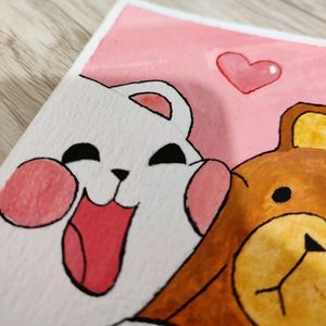 cute bears painting