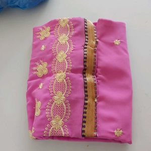 Beautiful Pink Saree