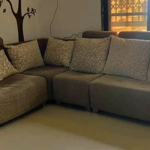 L Size Sofa Set With Cushions