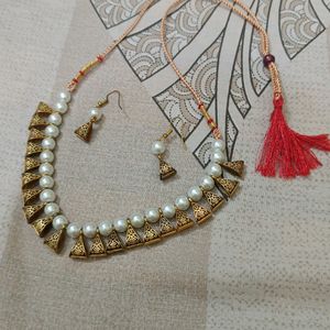 Combo Necklace With Earring Set