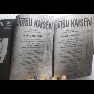 Jujutsu Kaisen Jjk ..vol 16 ,17