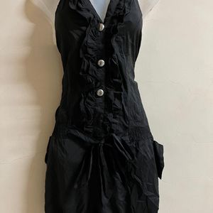 Korean Black Playsuit