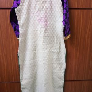 Cream Colour Kurti