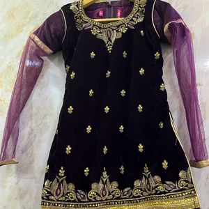 Garara With Long Kurti And Duppata