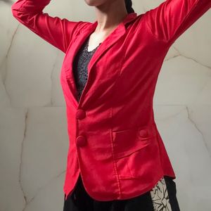 Mary Jane Red Blazer