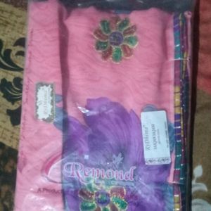 Pink Colour Georgette Saree