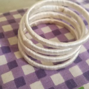 Silk Thread Plain Goat Bangles