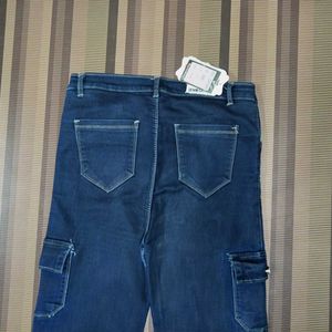 DG-1Size-32 cargo Straight Women Denim Jeans