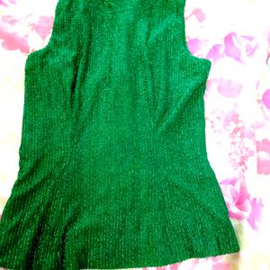 Party Wear Sleeveless Top.