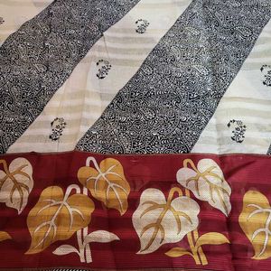 Pure Cotton Meena Print Saree