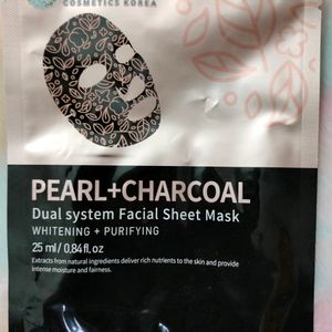 Mirabelle Pearl+Charcoal Sheet Mask