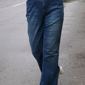 Blue Jeans Flared For Women