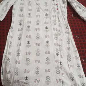 White Cotton Kurti