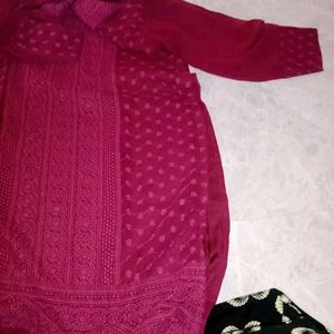 Chikenkari Kurti