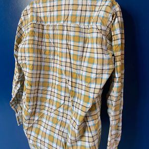 Yellow Checkered Shirt🖤#shirt #formal #menwear