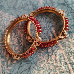 Maroon Bangles / Kada (Women)