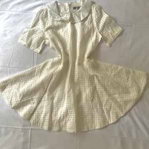 Pearl Collar Dress