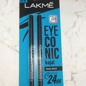 Lakme Two In One Kajal Deep Black