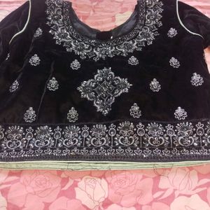 Lehanga New Once Nice To Wear  Size 40 Saree Type