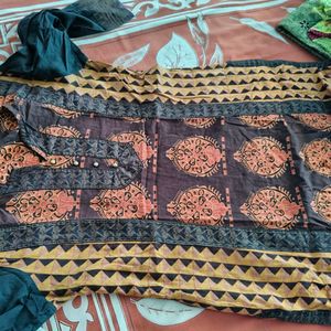 Black & Brown Kurti For Women