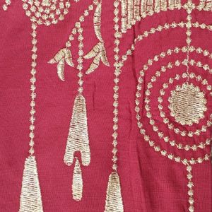 Reyon embroidery kurti