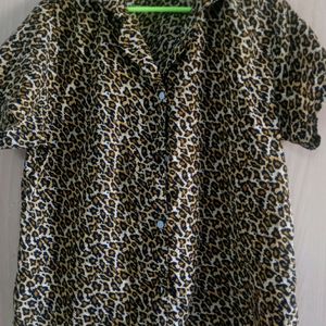 NIGHT DRESS - LEOPARD PRINT