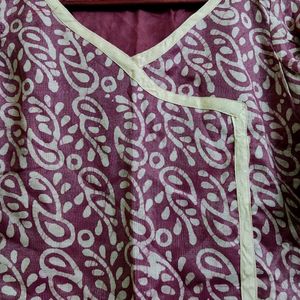 😍♥New Maroon Printed Kurta😍♥